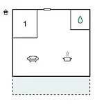 1 Bedroom Lovely In Apartamento *